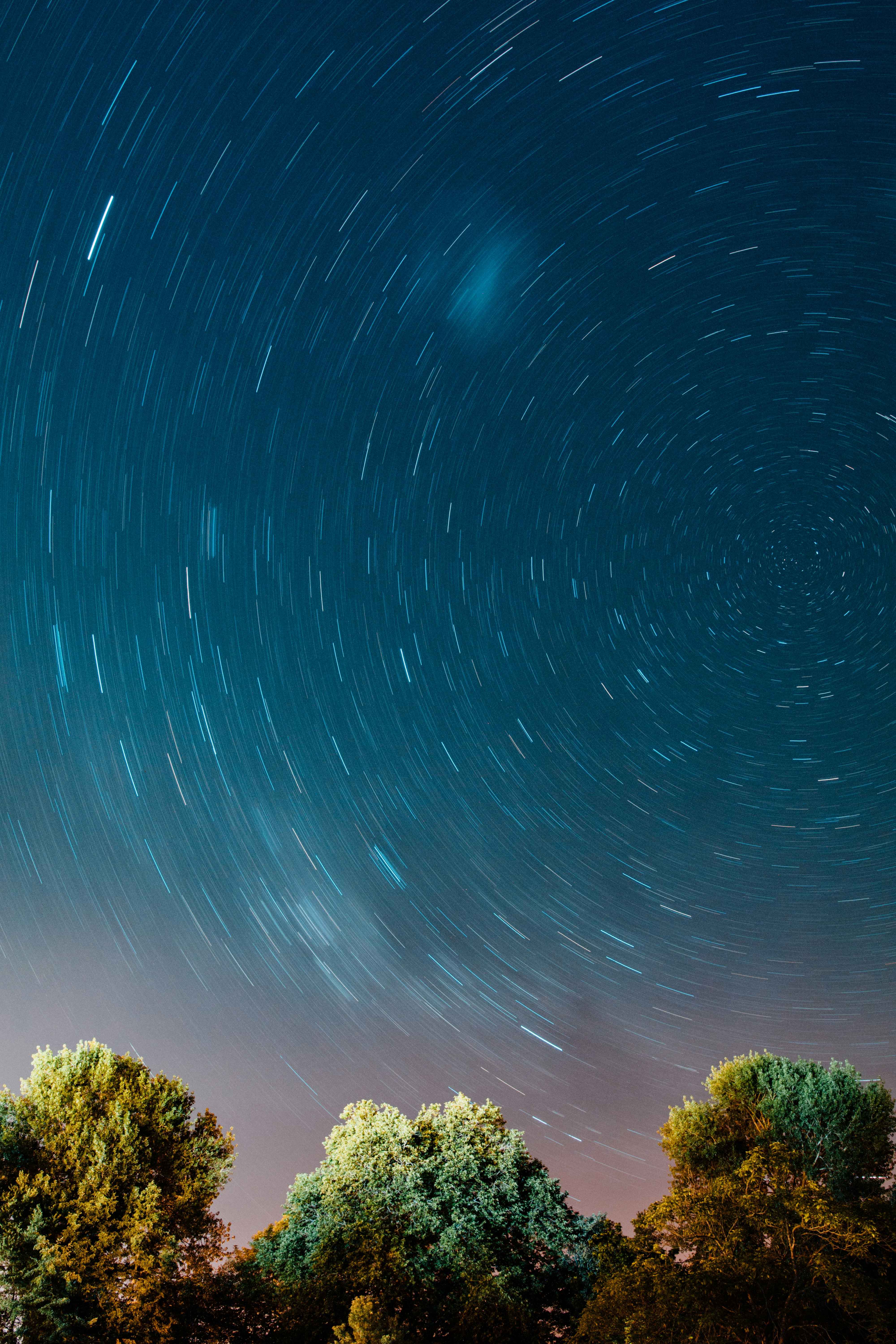 timelapse photo of stars